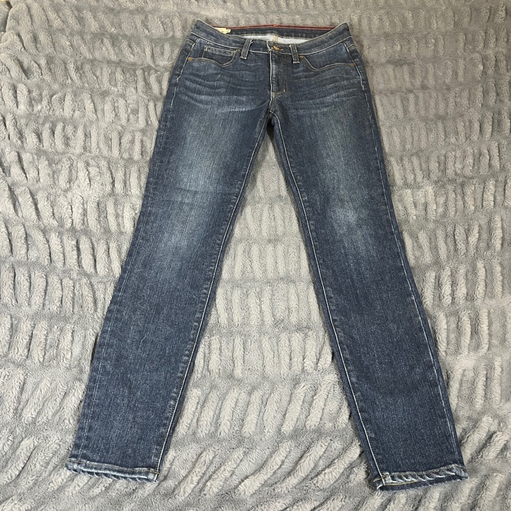 American Giant Dakota Skinny Jeans Womens 26 Dark Wash Stretch Denim Made in USA